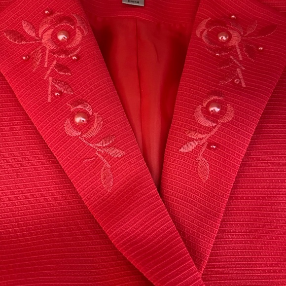 New w/Tags Tahari ASL Petite Beaded Four-Button Skirt Suit Below $280 Retail 8P - Picture 3 of 4